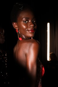 Backstage at Armani Privé Couture Fall 2023