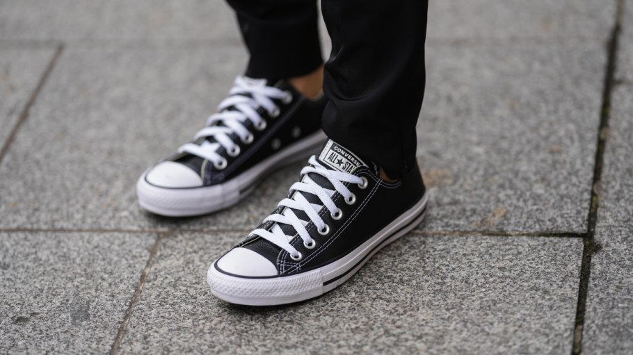 Converse Chuck Taylor sneakers seen in Paris.