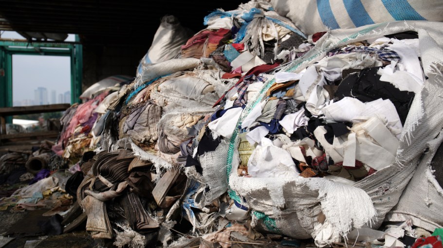 Textile waste.