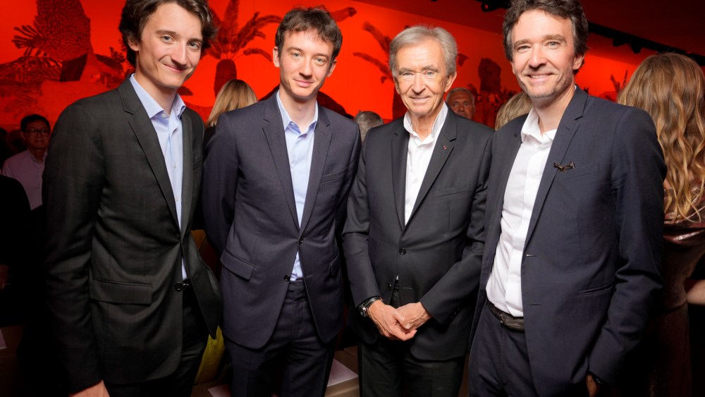 Jean, Frédéric, Bernard and Antoine Arnault