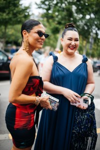Street style at Paris Couture 2023 Fashion Week.