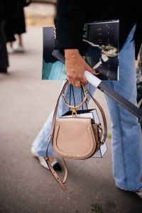Street style at Paris Couture 2023 Fashion Week.