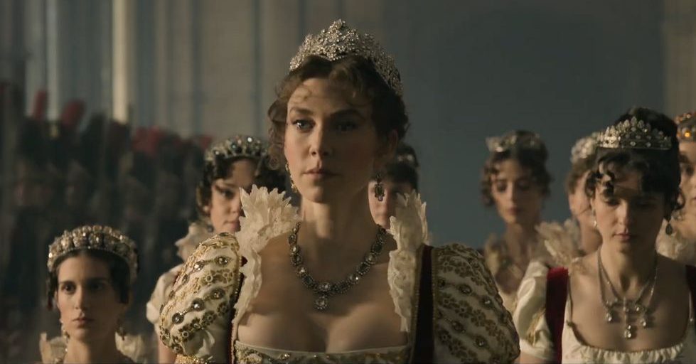 Vanessa Kirby as Joséphine Bonaparte in Napoleon movie, empress josephine, napoleons first wife