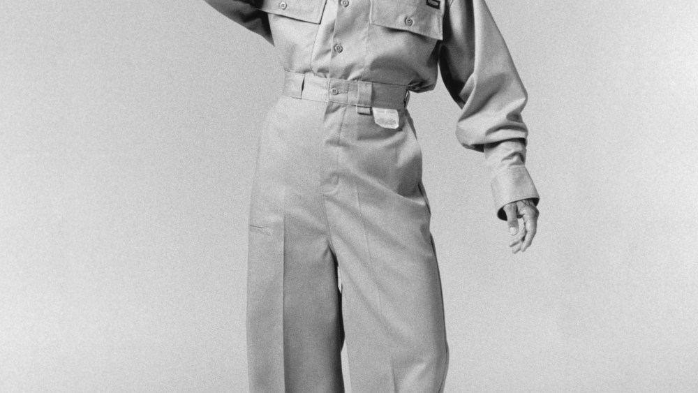 A look from the Willy Chavarria x Dickies Collaboration.