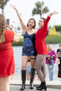 Street style outside the Taylor Swift Era’s Tour.