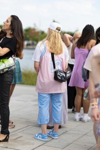 Street style outside the Taylor Swift Era’s Tour.