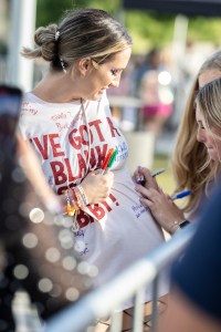 Street style outside the Taylor Swift Era’s Tour.