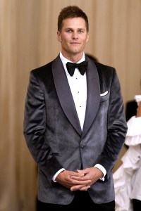 Tom Brady at the Met Gala in 2017
