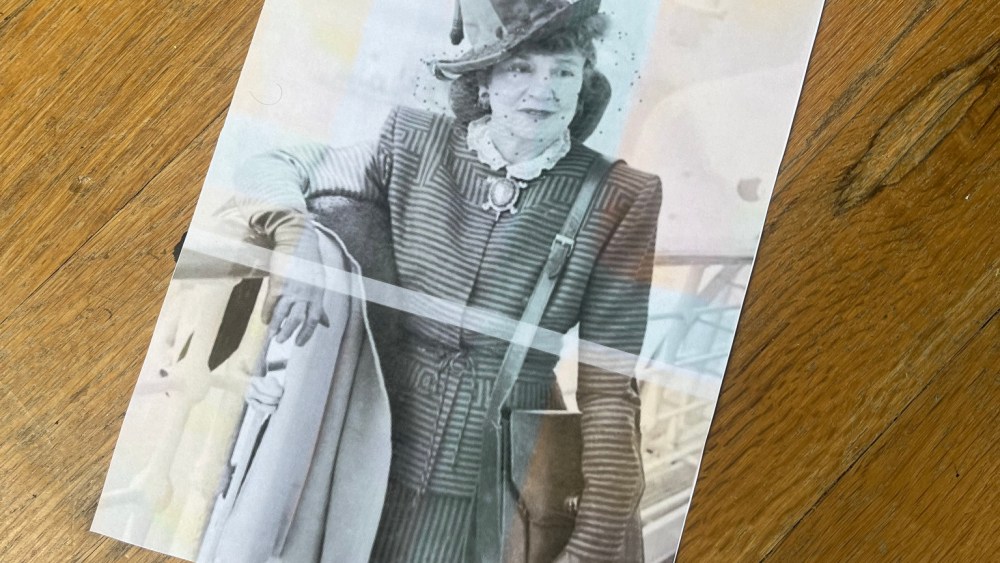 “A photo of Natalie Kalmus, the 'color consultant' of all Technicolor films during the three-strip process became the basis for the collection's namesake pattern: the Technicolor Oxford.” - Keith Herron