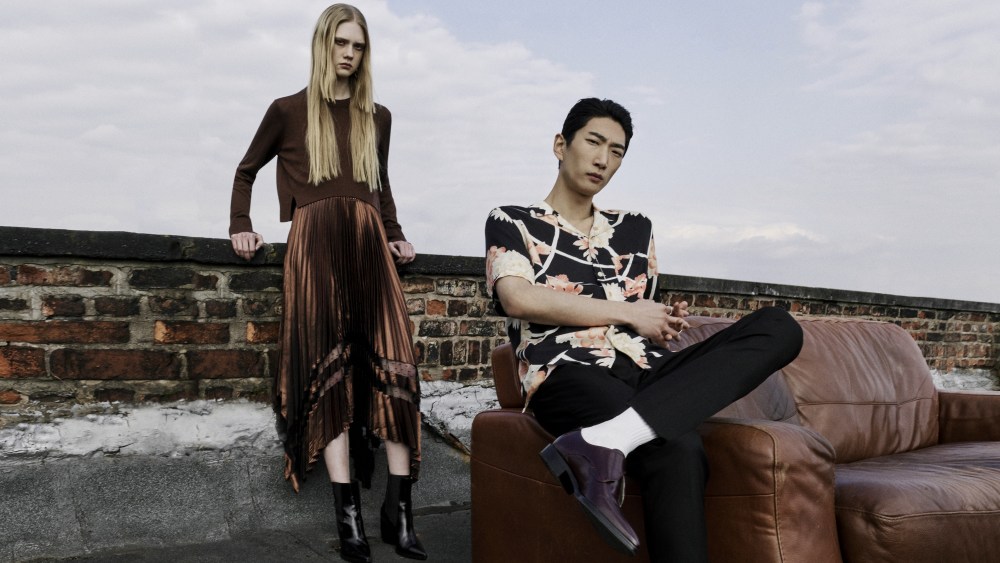 An image from the AllSaints fall 2023 campaign.