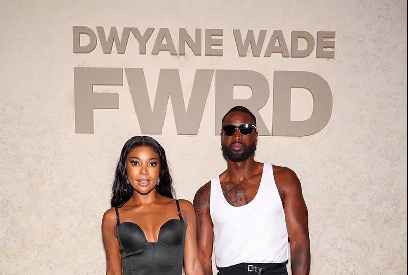 Gabrielle Union and Dwyane Wade at FWRD's Hall of Fame Party for Dwyane Wade on Aug. 6 in Los Angeles.