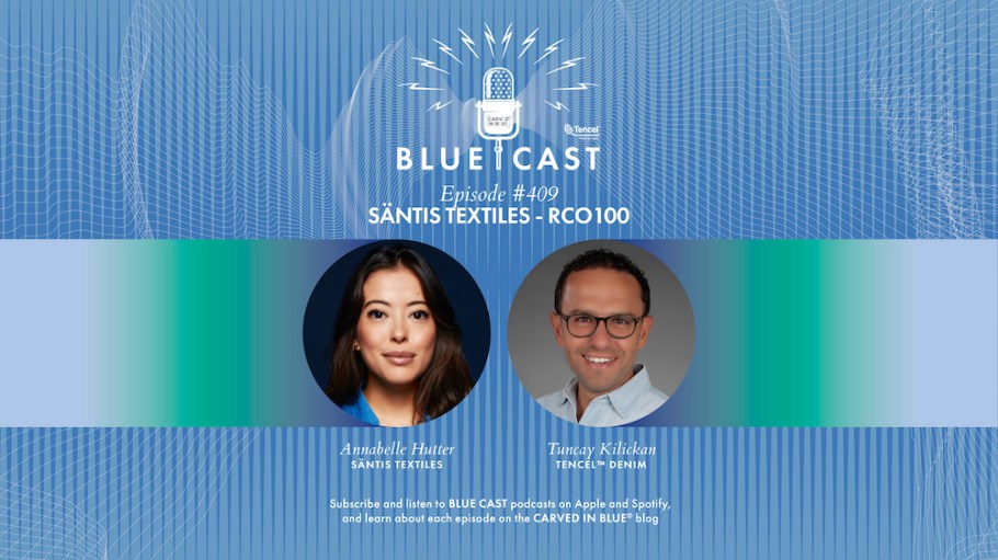 Blue Cast episode 409 with Annabelle Hutter of Säntis Textiles