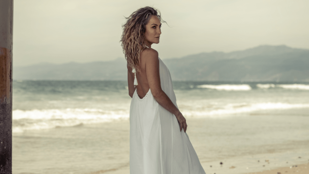 Claire Pinckney wearing a look from Rocking Gypsy.