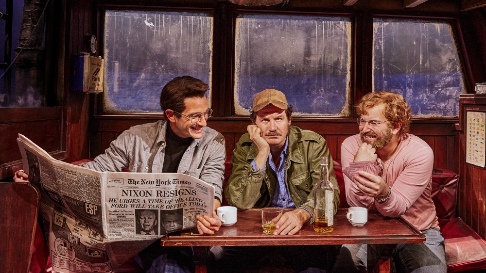 "The Shark Is Broken" opens on Broadway at the John Golden Theatre.