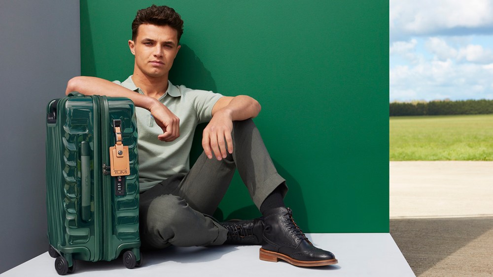 Lando Norris for Tumi