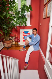 Francesco Meda House photographed for WWD in Milan, Italy on June 22, 2023.