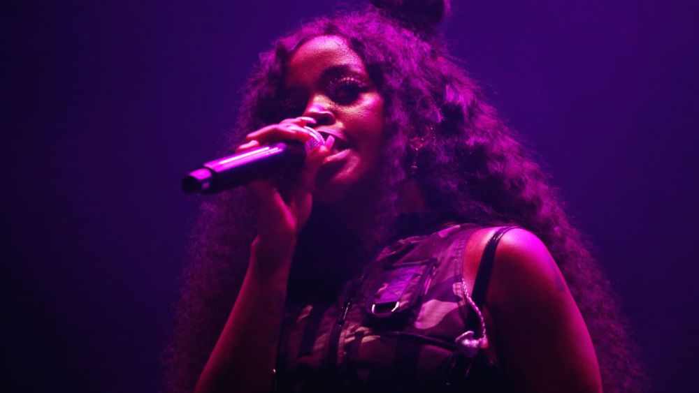 SYDNEY, AUSTRALIA - NOVEMBER 08: Tkay Maidza performs at Qudos Bank Arena on November 08, 2022 in Sydney, Australia. (Photo by Don Arnold/Getty Images)