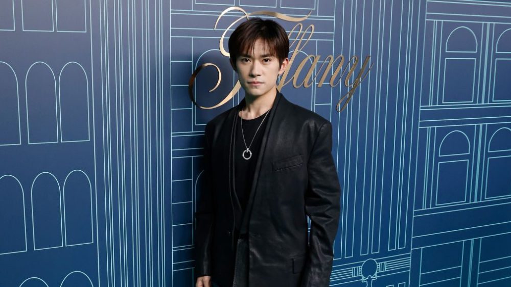 Jackson Yee attends the reopening of the Tiffany & Co. flagship in New York.