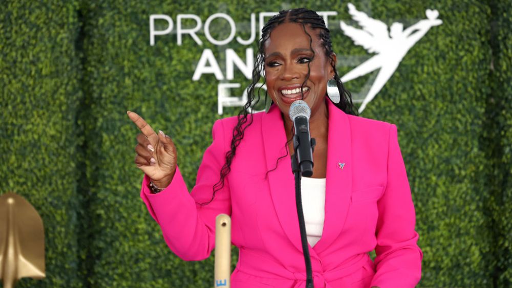 Sheryl Lee Ralph at Project Angel Food's ground breaking of the Chuck Lorre Family Foundation Campus on August 3 in Los Angeles.