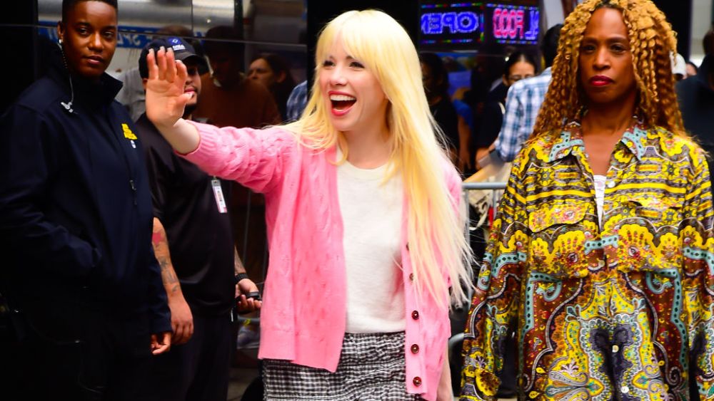 Carly Rae Jepsen outside of Good Morning America on Aug. 10 in New York.