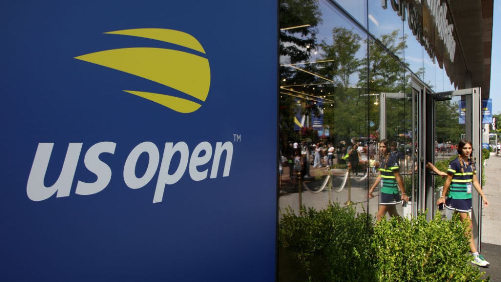 People attend the 2023 US Open Fan Week on August 22 in New York.