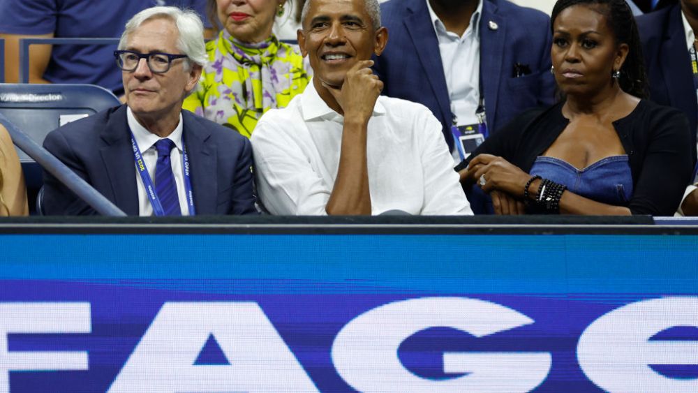 Barack Obama, Michelle Obama, 2023 U.S. Open, tennis