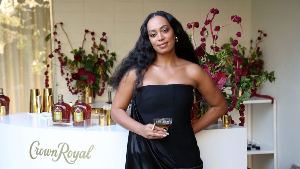 Solange Knowles attends a party in celebration of Crown Royal and Saint Heron's partnership on Aug. 28 in Los Angeles.