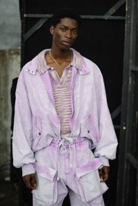 Backstage at MSGM Men's Spring 2024
