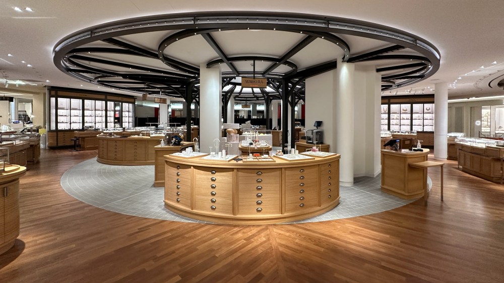 Inside the new dedicated jewelry space at Paris' Le Bon Marché.