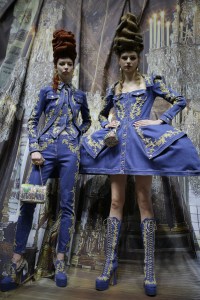 Backstage at the Moschino fall 2020 show, photographed in Milan on Feb. 20, 2020.