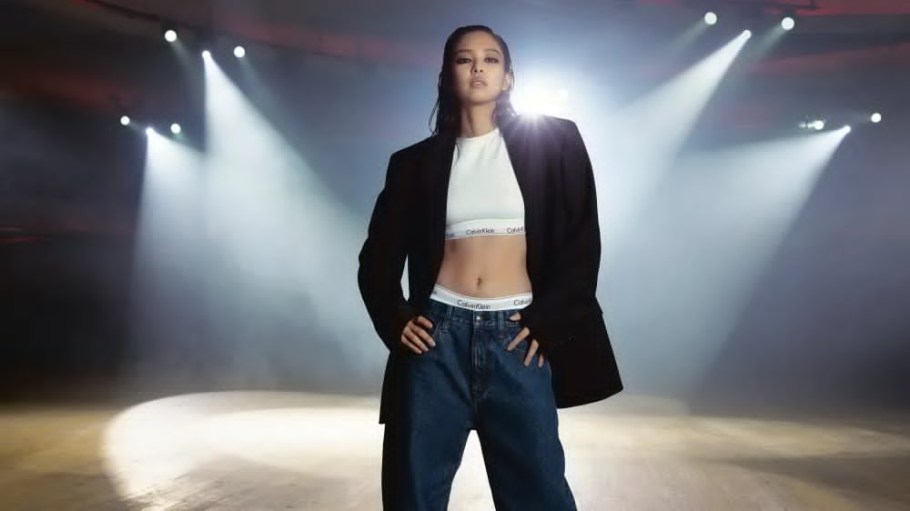 Jennie Kim in Calvin Klein. Inez & Vinoodh