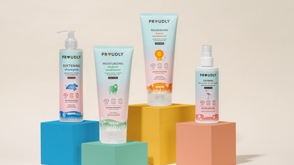 Proudly is entering hair care with four stock keeping units