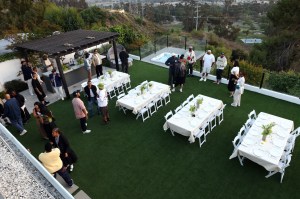 The scene at the  UNION Los Angeles Fall '23 Collection Launch dinner.