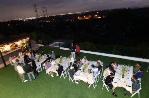 The scene at the  UNION Los Angeles Fall '23 Collection Launch dinner.