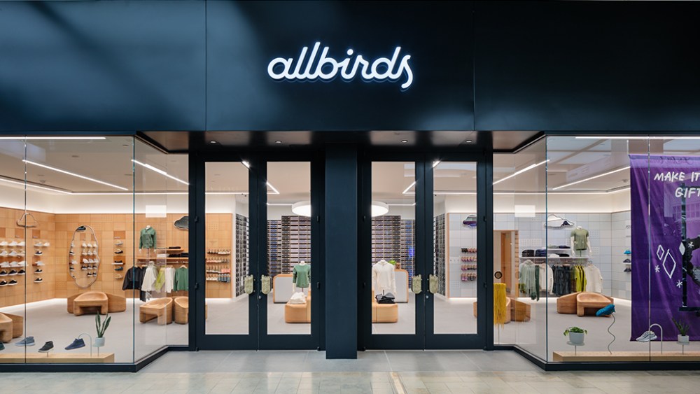 Allbirds' new Prudential Center store in Boston.