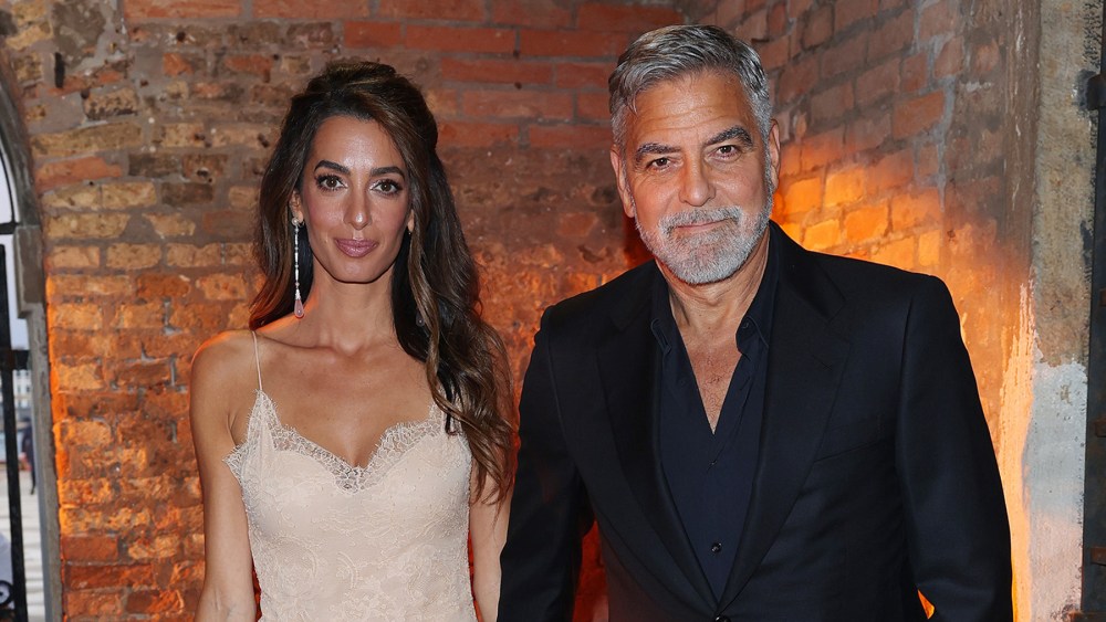 VENICE, ITALY - AUGUST 31: Amal Clooney and George Clooney attend the DVF Awards 2023 during the 80th Venice International Film Festival on August 31, 2023 in Venice, Italy. (Photo by Jacopo Raule/Getty Images)