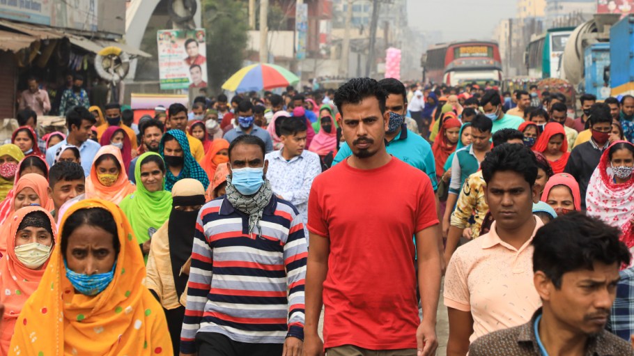 Garment workers in Bangladesh.