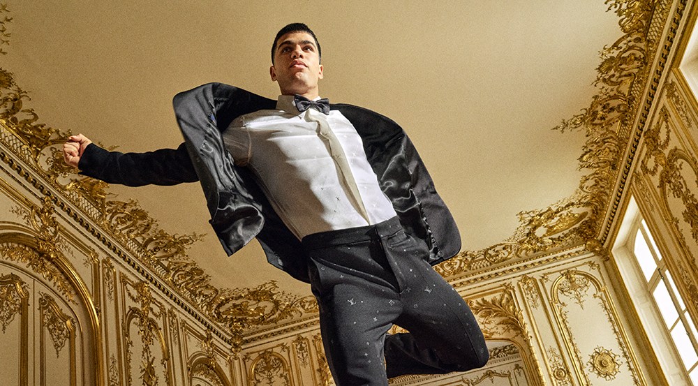 Tennis star Carlos Alcaraz, spain, Louis Vuitton spring 2024 mens formalwear collection