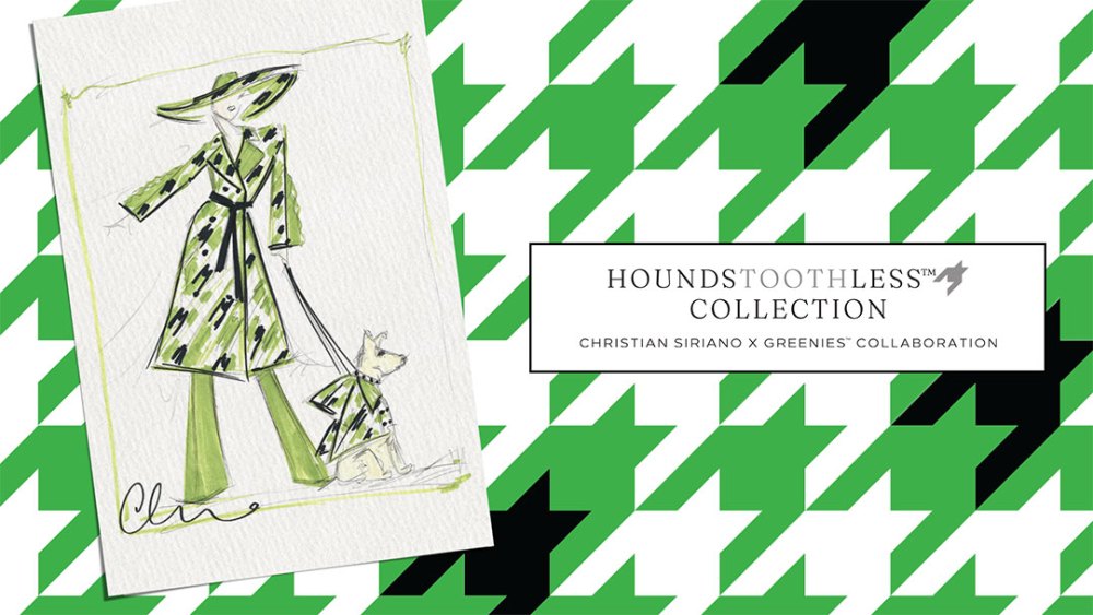 Christian Siriano, Greenies, Houndstoothless collection, dog clothes, pet fashion