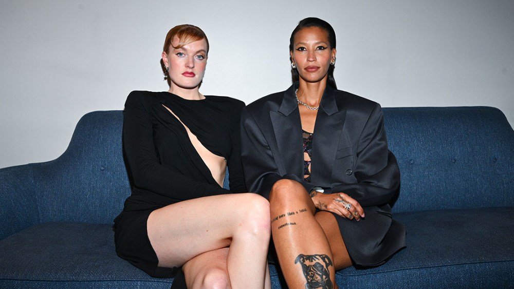 Caroline Hjelt and Aino Jawo from Icona Pop at The 2023 Streamy Awards held at the Fairmont Century Plaza Hotel on August 27, 2023 in Los Angeles, California.