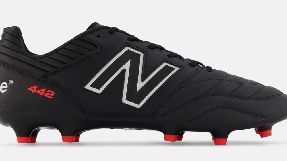 The New Balance 442 V2 PRO FG is made with kangaroo leather.