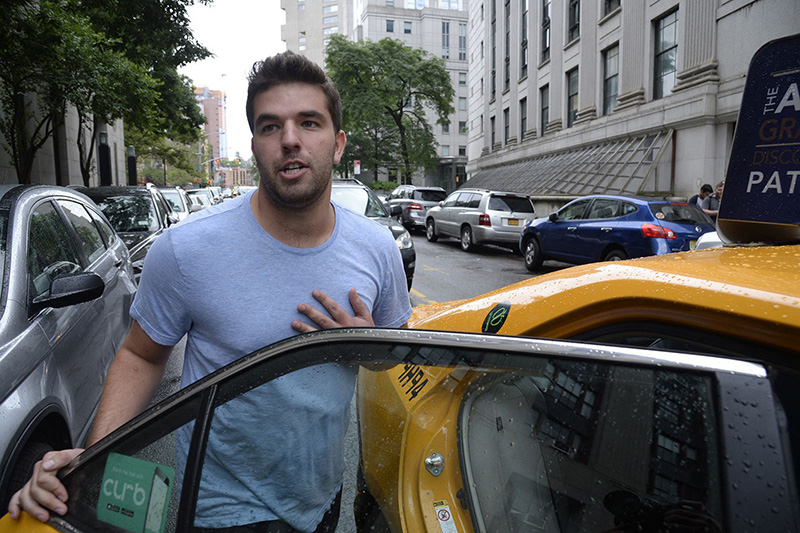 Billy McFarland leaving Manhattan Federal Court in 2017.