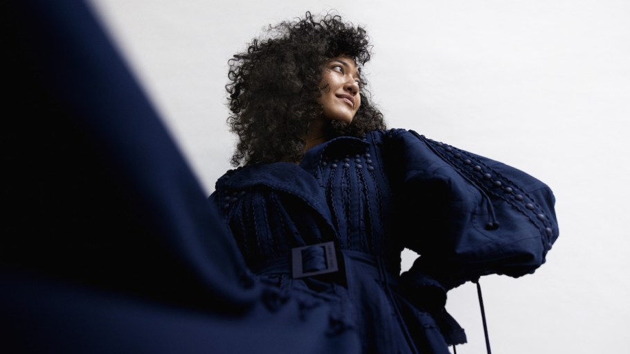 This prize-winning confection by Finnish designer Sofia Ilmonen is 80 percent cotton and 20 percent Spinnova.