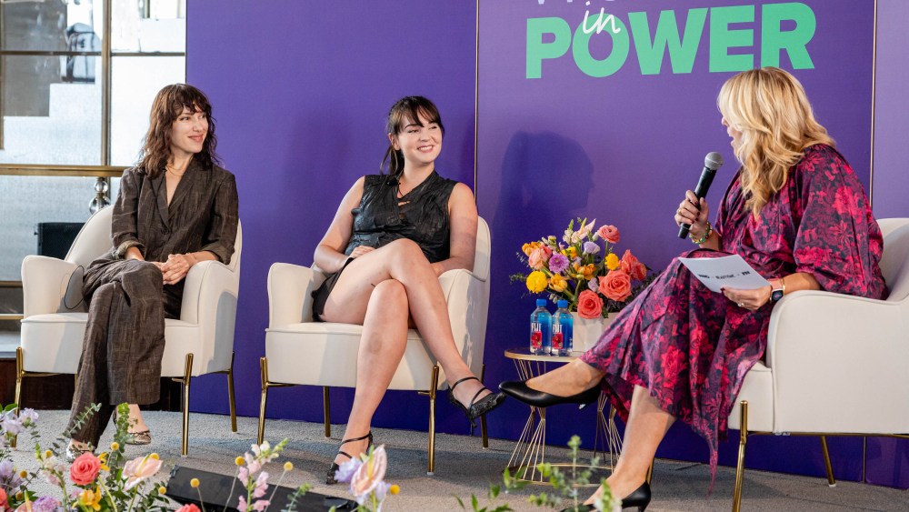 Carly Mark, Elena Velez, Booth Moore at WWD x FN x Beauty Inc Women in Power