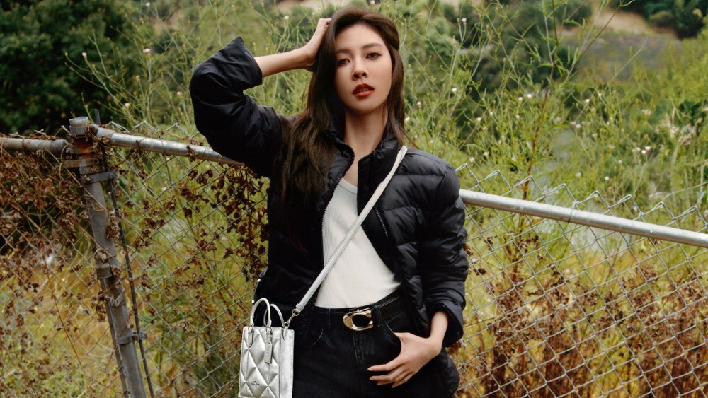 Yanfei Song in the Coach Shine campaign.