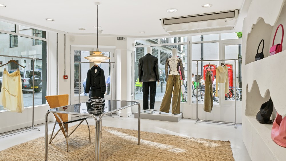 The ground floor of House of Sunny's Soho pop-up shop.