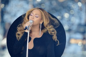 Beyoncé performing in London on June 3, 2023.