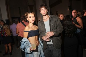 Lexi Paloma and Troy Zarba at Alice & Olivia Spring 2024 Ready To Wear Presentation on September 9, 2023 in New York, New York.