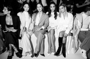 Front Row at Boss RTW Fall 2023