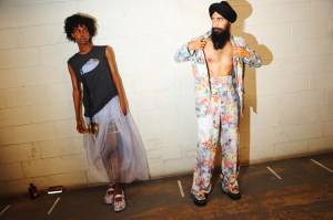 Backstage at Collina Strada RTW Spring 2024